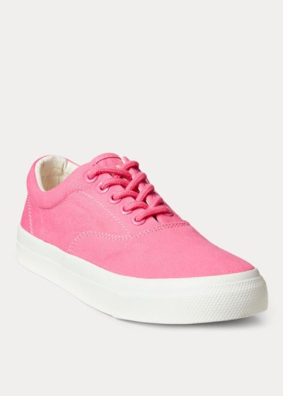 Zapatillas Polo Ralph Lauren Mujer Rosas - Bryn Canvas - NAHYV1649